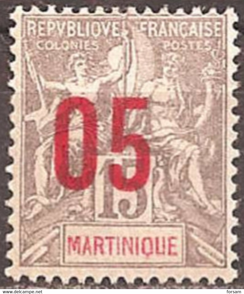 MARTINIQUE..1912..Michel # 73 I...MLH. - Unused Stamps