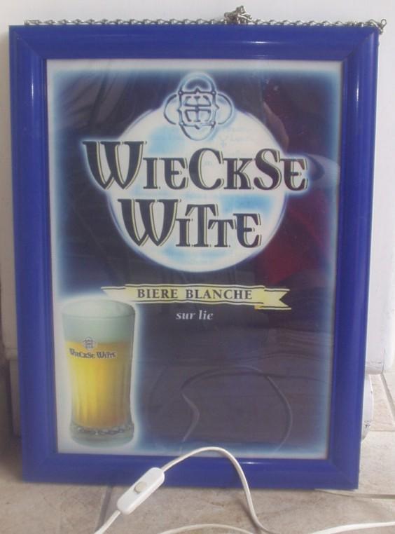 Publicité Lumineuse "WIECKSE WITTE" Bière Blanche - Signs