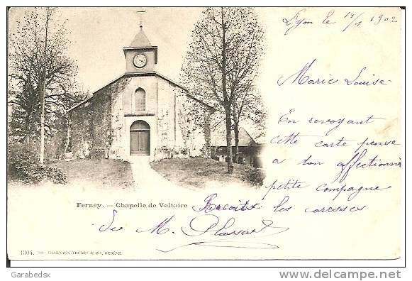 CPA De FERNEY - Chapelle De Voltaire (1902). - Ferney-Voltaire