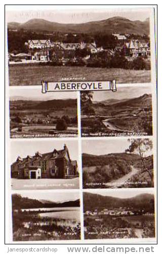 Multi View PCd ABERFOYLE  - Real Photo PCd.- Perthshire - SCOTLAND - Perthshire