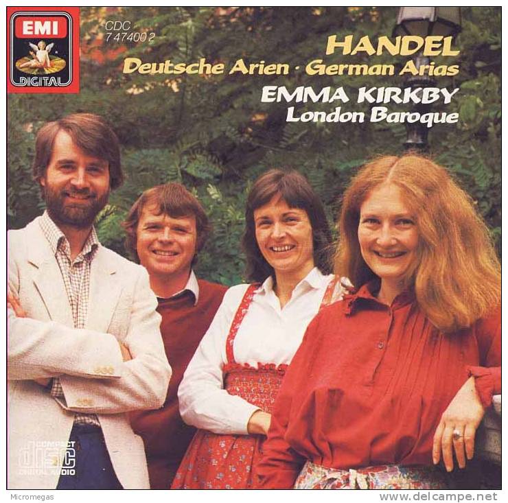 Haendel : Airs Allemands, Emma Kirkby - Klassik