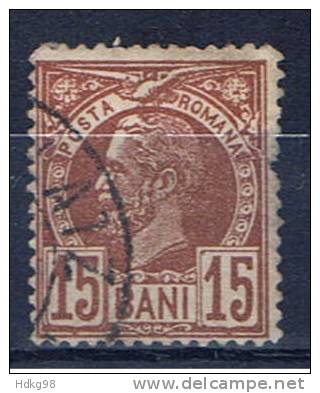 RO Rumänien 1885 Mi 66 König Karl I. - Used Stamps