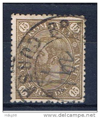 RO Rumänien 1890 Mi 80 König Karl I. - Used Stamps