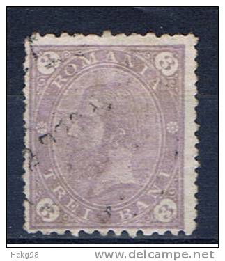 RO Rumänien 1890 Mi 84a König Karl I. - Used Stamps