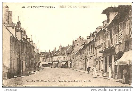 CPA De VILLERS COTTERETS - Rue De Soissons. - Villers Cotterets