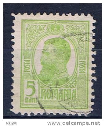 RO+ Rumänien 1909 Mi 222 König Karl I. - Gebraucht