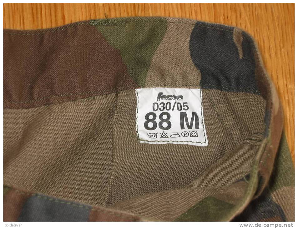 Pantalon F2 Camo T 88m  Etat Neuf - Divise