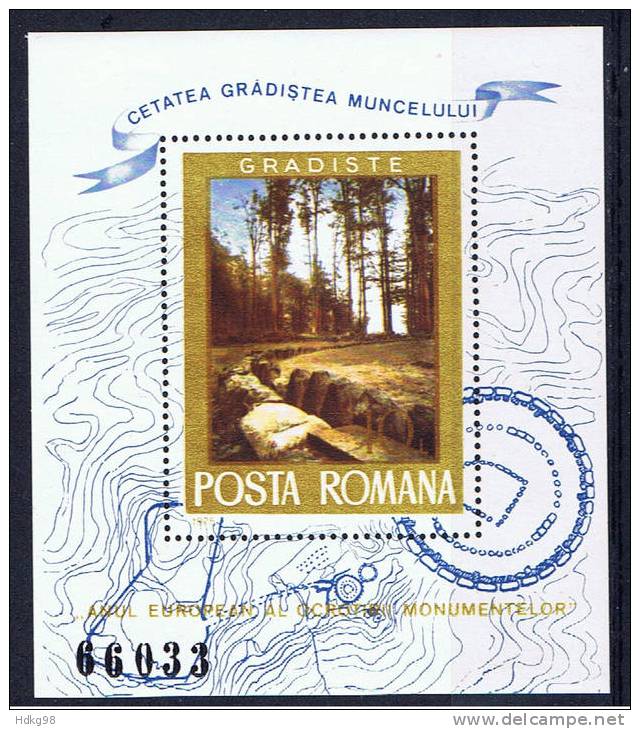 RO+ Rumänien 1975 Mi 3273 Bl. 121** Denkmalschutzjahr - Unused Stamps