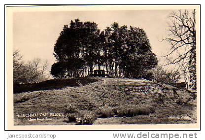 INCHMAHOME PRIORY "Queen Mary's Bower" REAL PHOTO PCd. PERTHSHIRE - Scotland - Perthshire