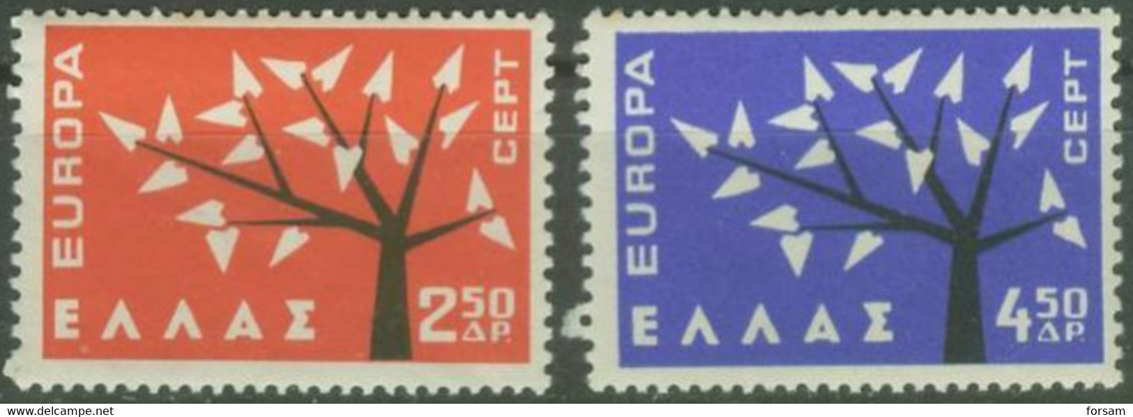 GREECE..1962..Michel # 796-797...MLH. - Neufs