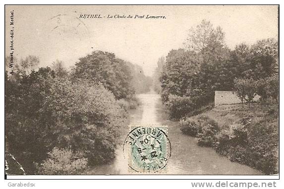 CPA De RETHEL - La Chute Du Pont Lamarre (édition A. Wilmet). - Rethel