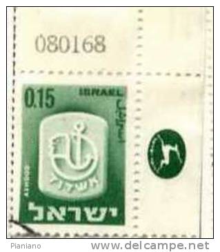 PIA - ISRAELE - 1965-67 : Stemma Della Città Di Ashodod - (Yv 278) - Gebruikt (met Tabs)