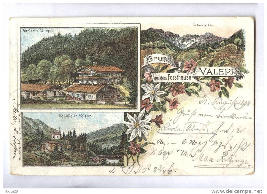 VALEPP  1898    GRUSS AUS  DEM FORSTHAUSE - Aichach