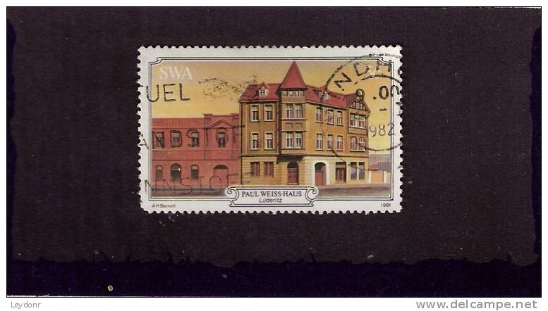 South West Africa - Paul Weiss-Haus Building, Luderitz - Scott # 479 - Namibie (1990- ...)