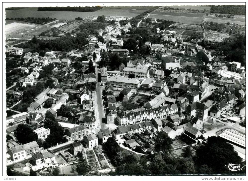 CPSM TOURNAN En BRIE Vue Générale Aérienne - Tournan En Brie