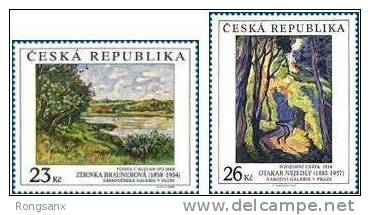 2008 CZECH REP.ART PAINTING 2V - Unused Stamps