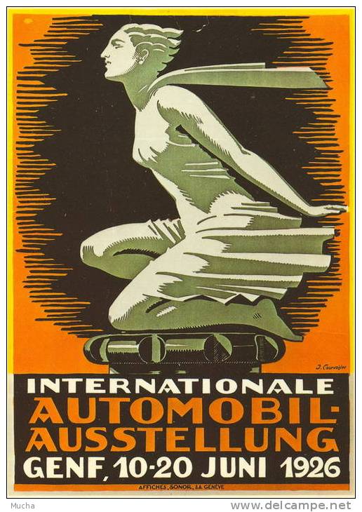Genève Salon De L´Auto 1926  Reproduction D´affiche - Genève