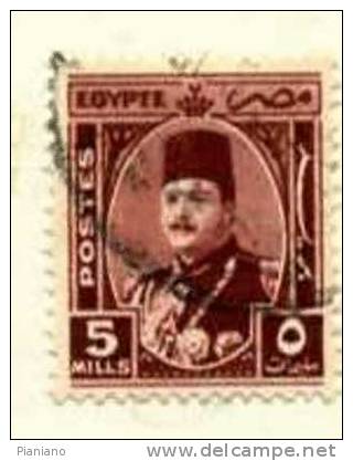 PIA - EGITTO - 1944-46 : Re Faruk 1°  - (Yv 227) - Used Stamps