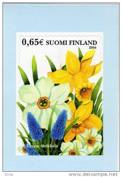 Finland / Flowers / Leena Airikkala - Unused Stamps