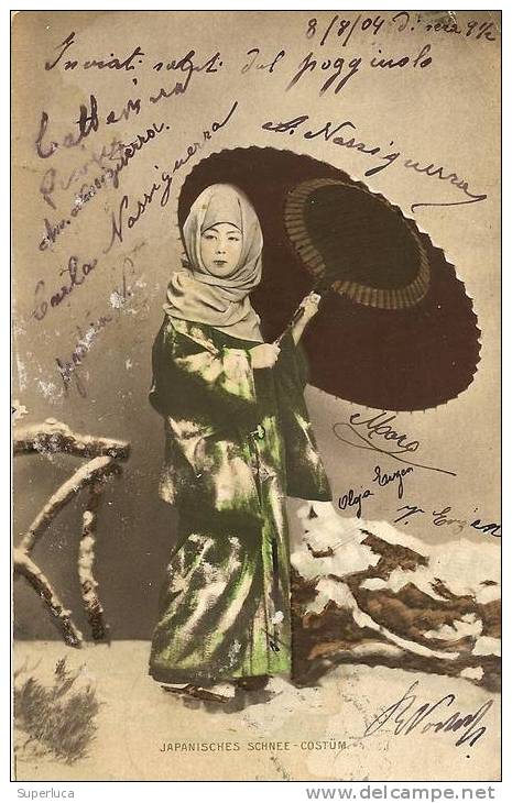Japanisches Scene-costum Viaggiata 1904 - Costumi