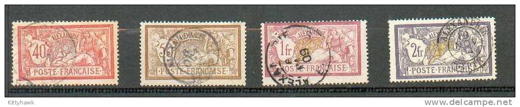 ALEX 38 - YT 20/25 à  27 / 29 à 32 Obli - Le YT 32 A Les Dents Courtes Coté Gauche - Unused Stamps