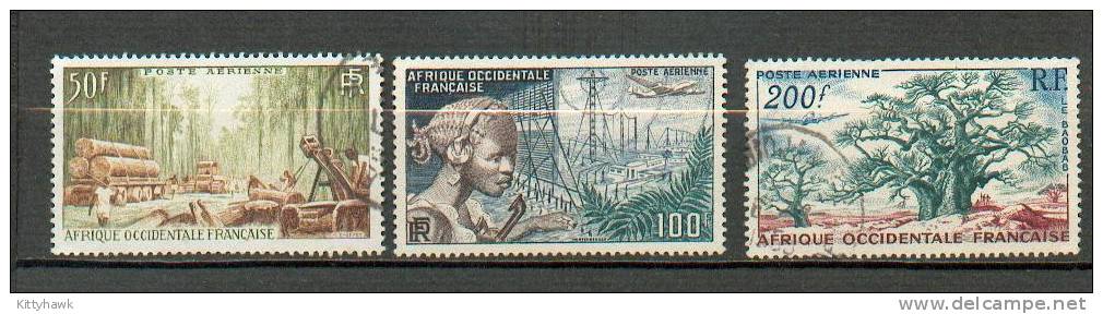 AOF 209 - YT PA 18 à 20 Obli - Used Stamps
