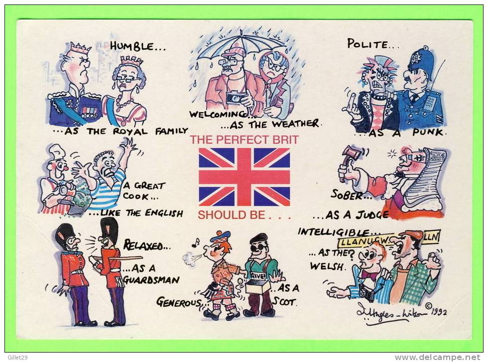 HUMOUR - COMICS  - THE PERFECT BRIT SHOULD BE ... - ILLUSTRATION IN 1992 - WPL. - - Humour