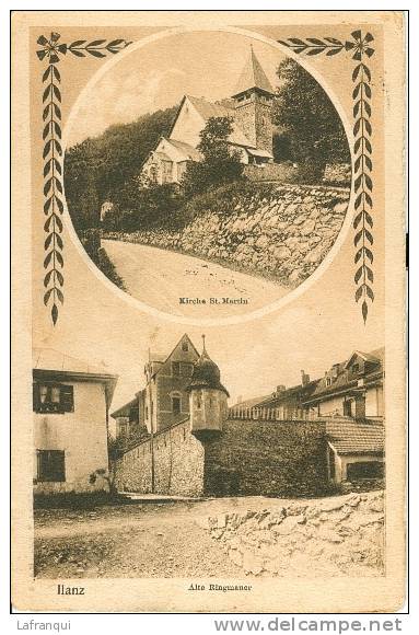 SUISSE- Ref  930- Llanz - Kirche St Martin - Alte Ringmauer - Carte Bon Etat - Saint-Martin