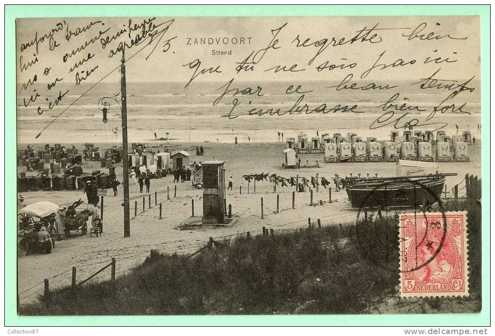 PAYS BAS - HOLLANDE - ZANDVOORT - STRAND - Zandvoort