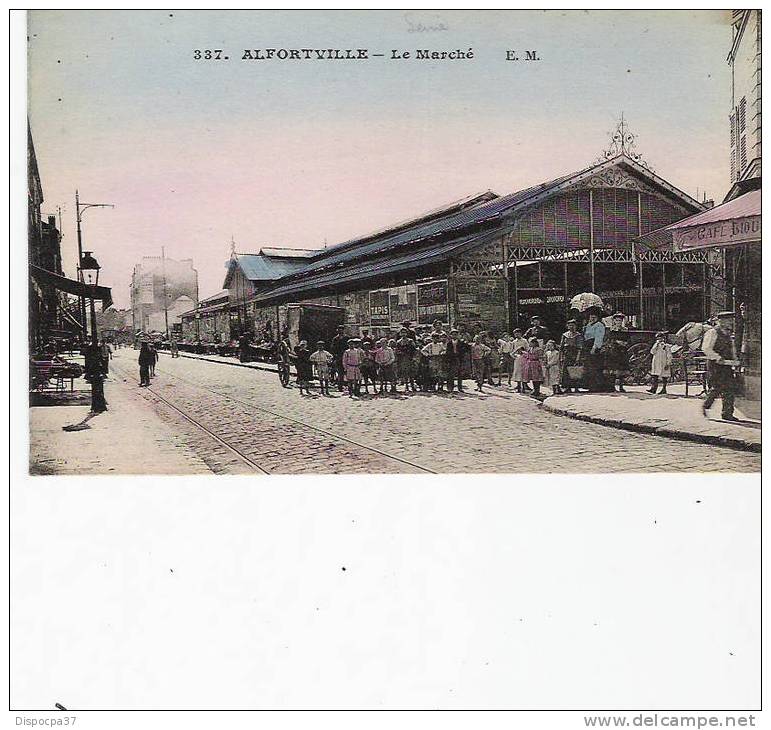 94-ALFORTVILLE - LE MARCHé  Cpa Colorisée - Alfortville