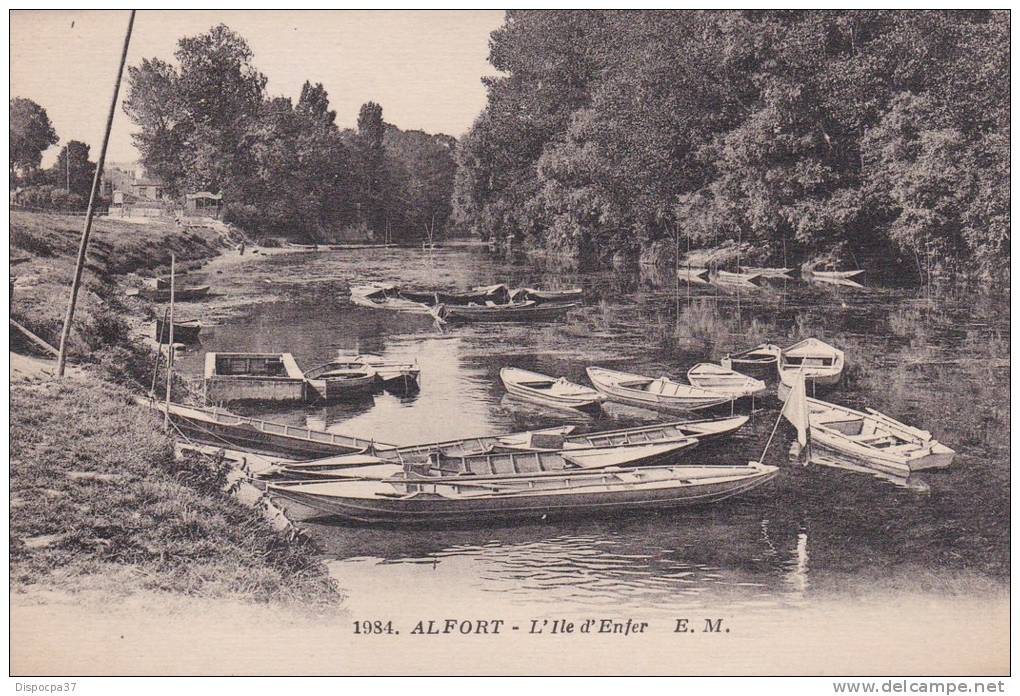 CPA - 94 - VAL DE MARNE - ALFORT  - L´ile D'enfer-  TTBE - Maisons Alfort