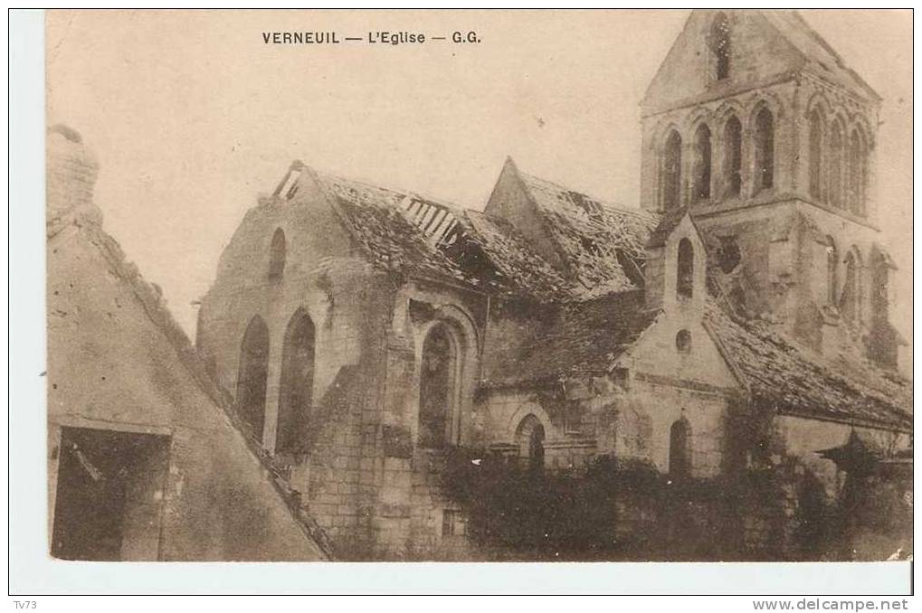 CpF1154 - VERNEUIL - L'église - (78 - Yvelines) - Verneuil Sur Seine