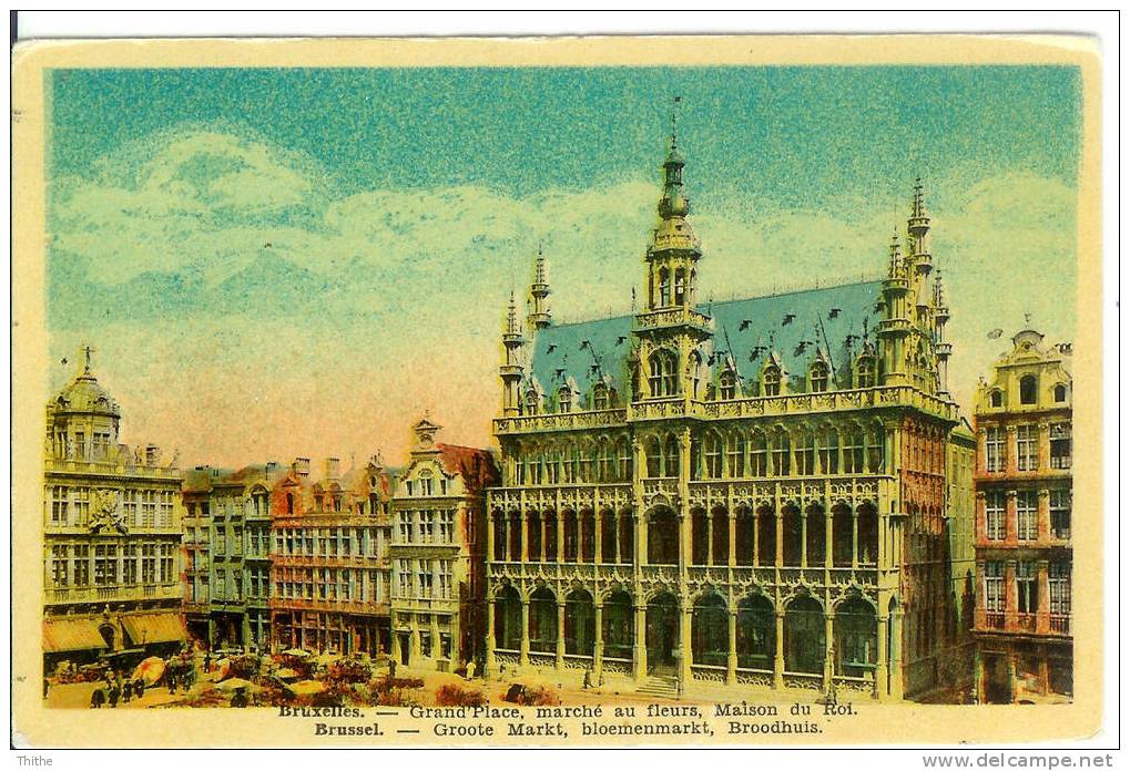 BRUXELLES Grand'Place - Marché Aux Fleurs - Maison Du Roi - Marchés