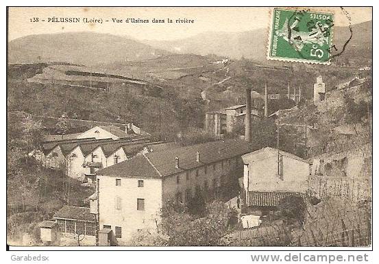 CPA De PELUSSIN - Vue D'Usines Dans La Rivière. - Pelussin