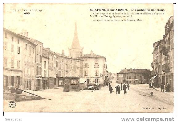 CPA De CRAPONNE SUR ARZON- Le Faubourg Constant. - Craponne Sur Arzon