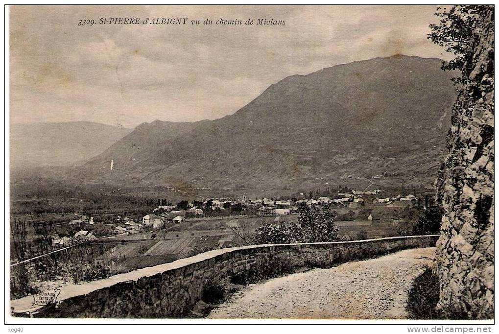 D73 - ST PIERRE D'ALBIGNY  Vu Du Chemin De MIOLANS - Saint Pierre D'Albigny