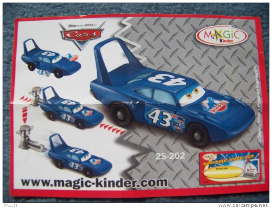KINDER BPZ CARS 2S-202 - Notes