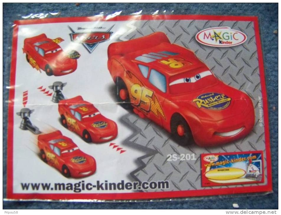 KINDER BPZ CARS 2S-201 - Istruzioni