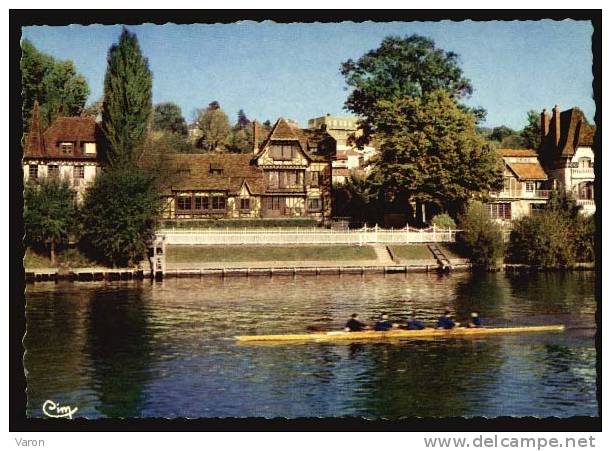 94 - JOINVILLE LE PONT - NOGENT S/MARNE - AVIRON SUR LES BORDS DE MARNE-  CIM-COMBIER Imp à MACON  (ref 7 - Aviron