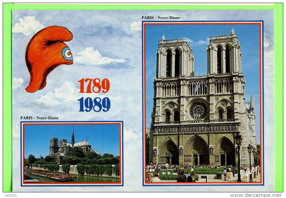 HISTOIRE - BI-CENTENAIRE DE LA RÉVOLUTION 1789-1989 - PARIS NOTRE-DAME - ÉDITIONS YVON - ILLUSTRATION ROBERT LEPINE - - Histoire