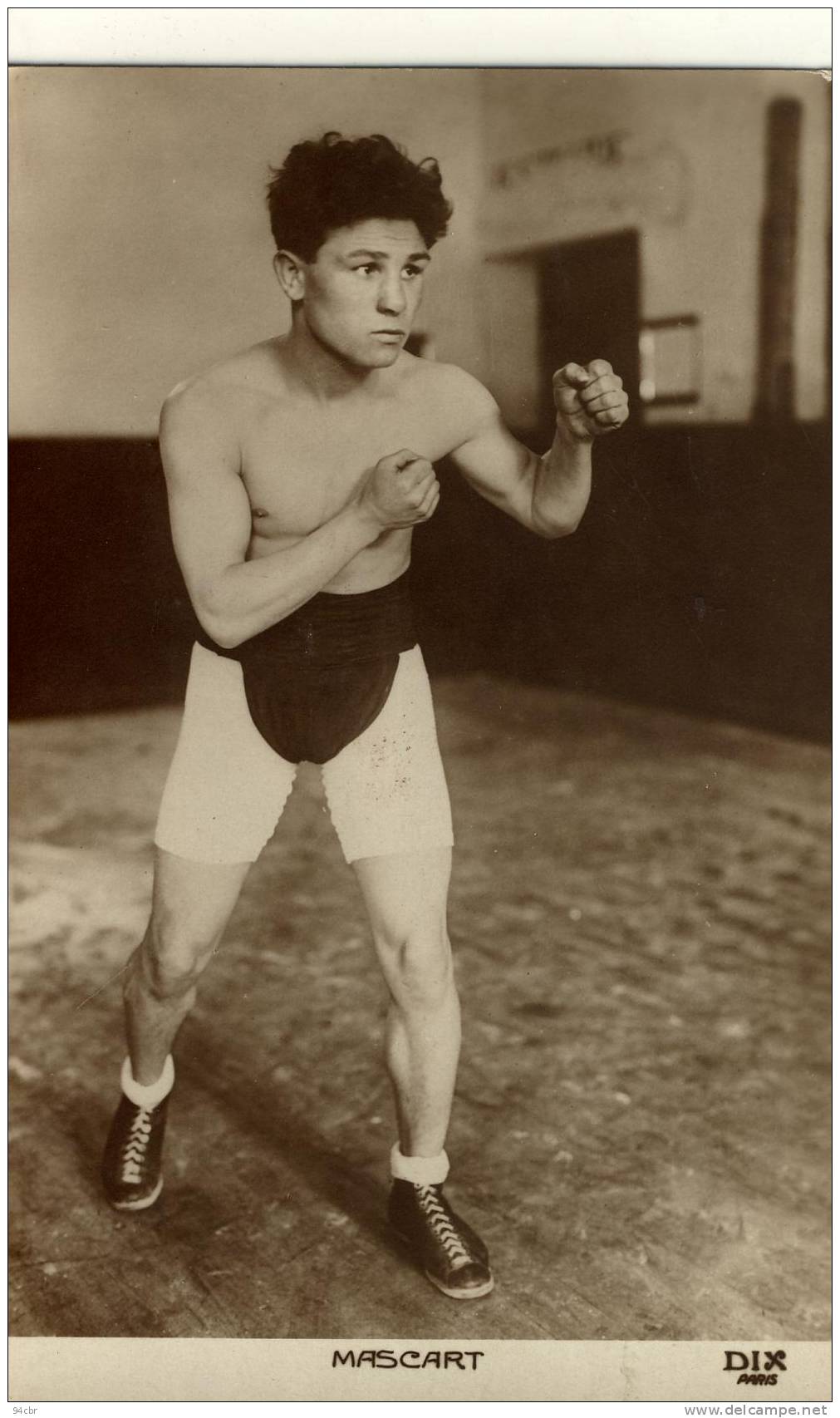 CPA (BOXE )     MASCART - Boxing