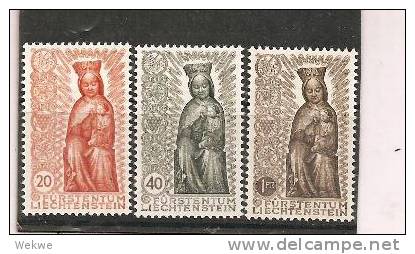 LieMi.Nr.329-31** - LIECHTENSTEIN - 1954 Marianisches Jahr (Madonna) MNH - Ungebraucht