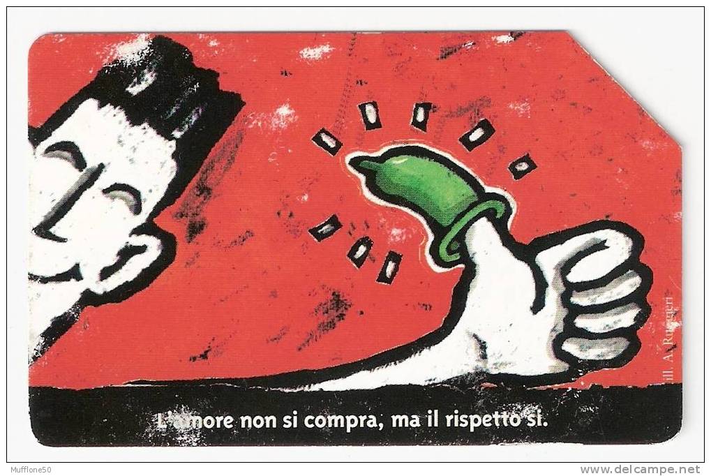 Italia 1998. Scheda Telefonica "L´AMORE NON SI COMPRA, MA IL RISPETTO SI". - Public Ordinary