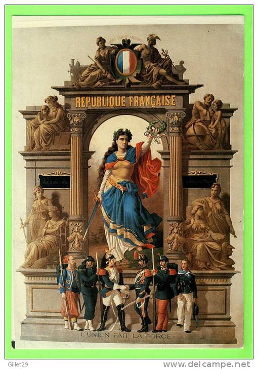 HISTOIRE - AFFICHE ÉDITÉE PAR LES PROPAGANDISTES RÉPUBLICAINS EN 1880 - LYNA ÉDITIONS - - History