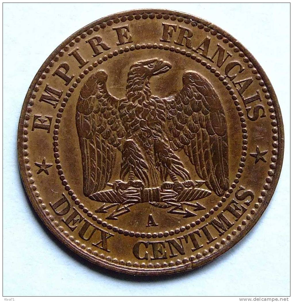 2 CENTIMES " Second Empire" 1862 A  GAD 104 SPL - 2 Centimes