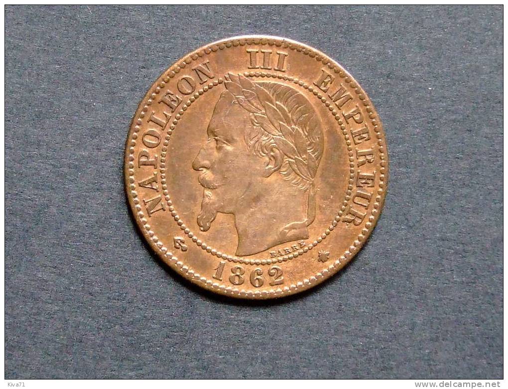 2 CENTIMES " Second Empire" 1862 A  GAD 104 SPL - 2 Centimes