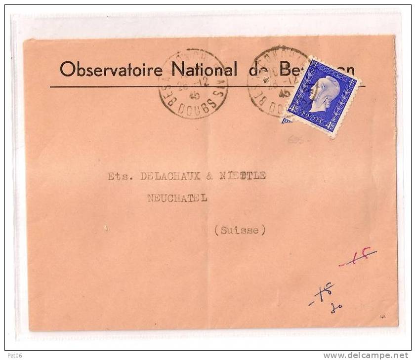 5° Emission Provisoire « LIBERATION » - 1944-45 Marianne De Dulac