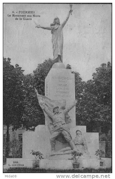 59. FOURMIES.  LE MONUMENT AUX MORTS DE LA GUERRE. - Fourmies