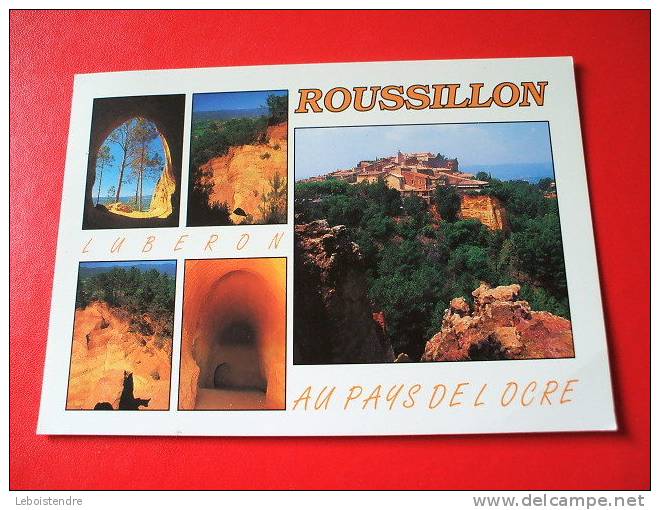 CPM-(84-VAUCLUSE)-ROUSSILLON-AU PAYS DE L'OCRE-LUBERON - Autres & Non Classés