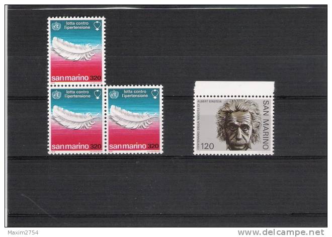 1978/79 - IPERTENSIONE + EINSTEIN ** - Unused Stamps